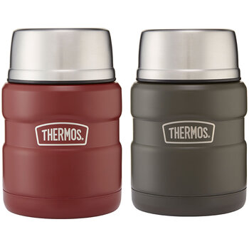 Thermos Food Flask 470ml, 2 Pack in 2 Colours
