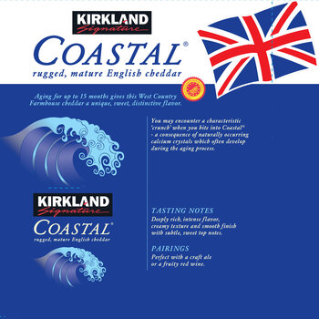 Kirkland Signature 15 Months Aged Coastal Mature Cheddar, 830g