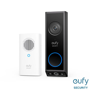eufy 2K Video Doorbell E340 8GB Local Storage with Chime 