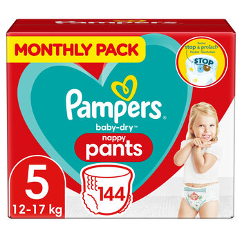Pampers Baby Dry Pants Size 5, 144 Pack 492099