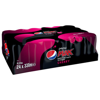 Pepsi Max Cherry Cans, 24 x 330ml