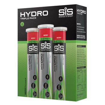 SIS GO Hydro Berry Electrolyte Tablets, 3 x 20 Pack