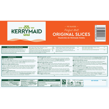 Kerrymaid Perfect Melt Original Slices, 1.4kg