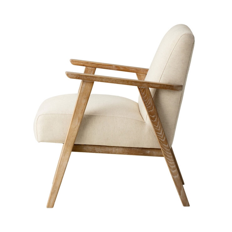 Gallery Neyland Natural Linen Armchair Gallery Neyland Natural Linen Armchair