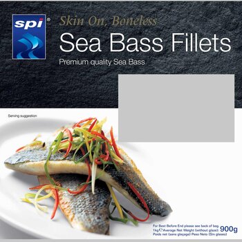 SPI Sea Bass Fillets, 900g