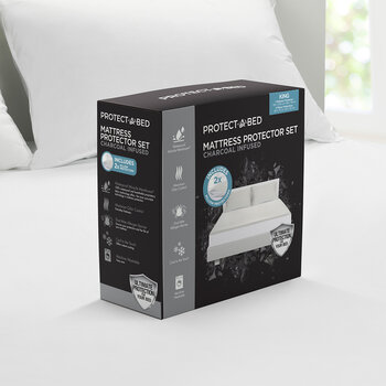 Protect-A-Bed Charcoal Infused Mattress Protector Set in 2 Sizes