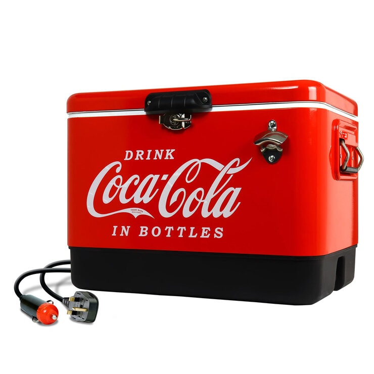 Coca-Cola Ice Chest Cooler with Bottle Opener Coca-Cola Ice Chest Cooler with Bottle Opener