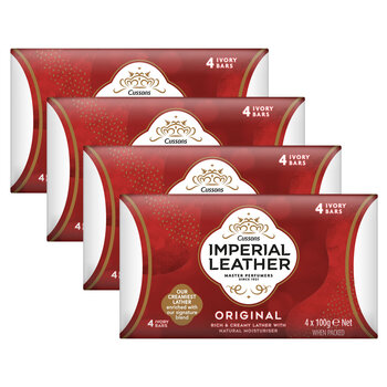 Imperial Leather Soap Bar, 4 x 4 x 100g