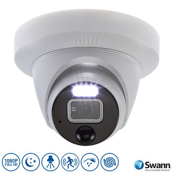 Swann Enforcer™ 4K Heat & Motion Sensing IP Dome Camera, SWNHD-900DE-EU