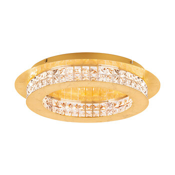 Eglo Principe Ceiling Light in Gold Crystal