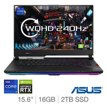 ASUS ROG Strix, Intel Core i9, 16GB RAM, 2TB SSD, NVIDIA GeForce RTX 3070 Ti, 15.6 Inch Gaming Laptop, G533ZW-LN148W