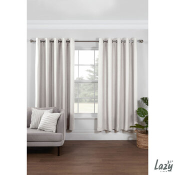 Lazy Linen 100% Washed Linen Curtain in 6 colours