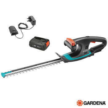 Gardena EasyCut Hedge Trimmer with 18V (2.5Ah) Li-ion Battery + Charger
