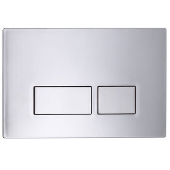 Tavistock Square Dual Flush Plate in Chrome