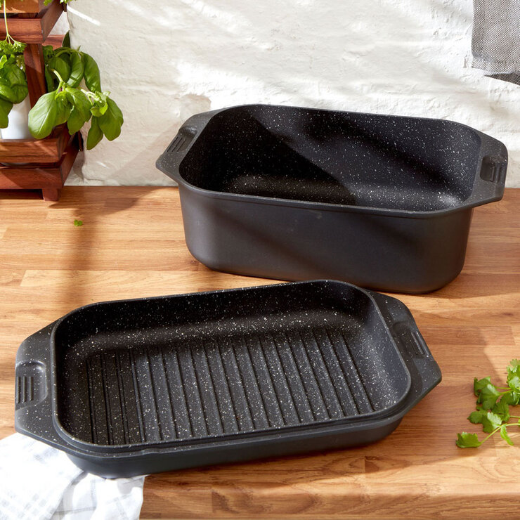 BergHOFF Eurocast Double Roasting Pan, 42cm BergHOFF Eurocast Double Roasting Pan, 42cm