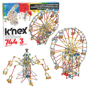 K'NEX 3-in-1 Classic Amusement Park Building Set (9+ Years)