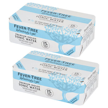 Fever-Tree Refreshingly Light Premium Indian Tonic Water, 30 x 150ml