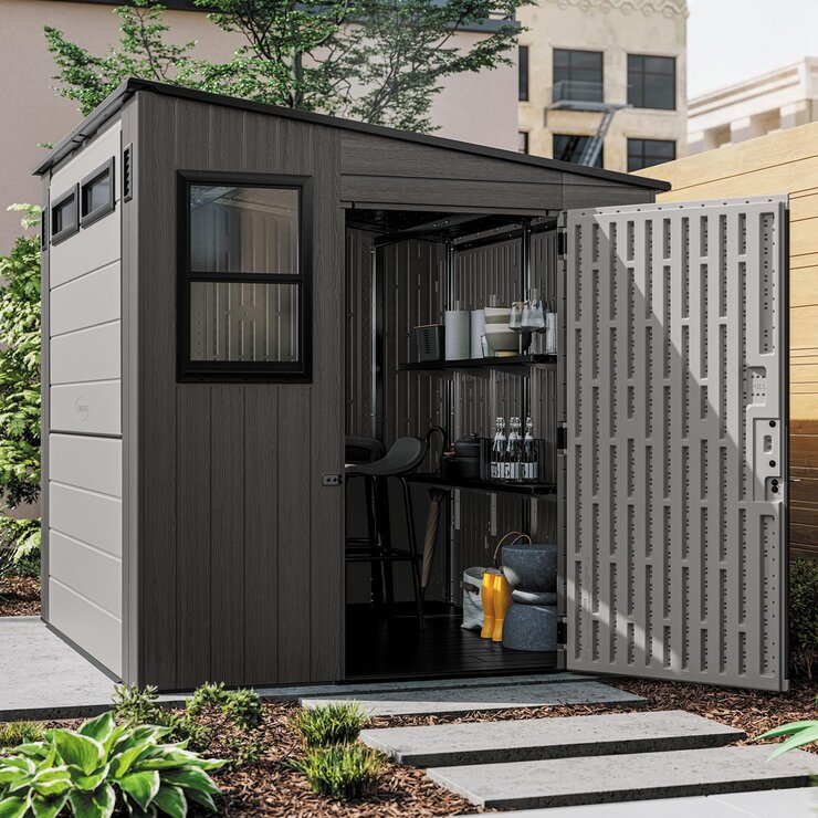 Suncast 8ft 3" x 7ft 4" (2.5 x 2.2m) Cabana Bar Shed Suncast 8ft 3" x 7ft 4" (2.5 x 2.2m) Cabana Bar Shed