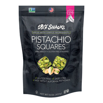 180° Snacks Pistachio Squares, 454g