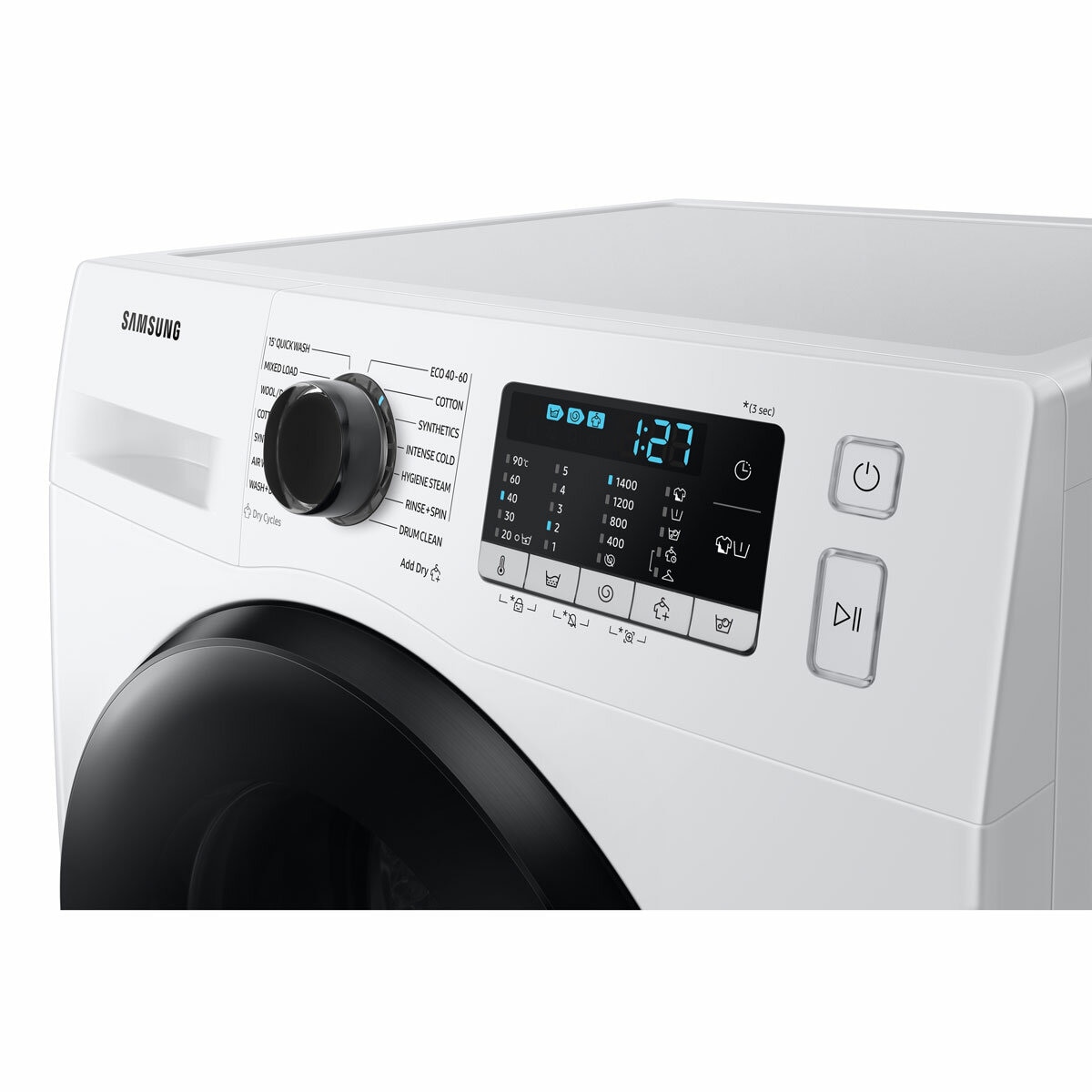 Samsung Series 5 WD80TA046BE/EU, 8kg/5kg, 1400rpm, Washer Dryer, E Rated in White Samsung Series 5 WD80TA046BE/EU, 8kg/5kg, 1400rpm, Washer Dryer, E Rated in White
