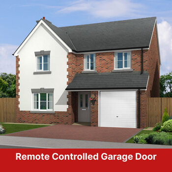 Cardale Europa Single Garage Door Canopy With Installation and Motor in 3 Colours