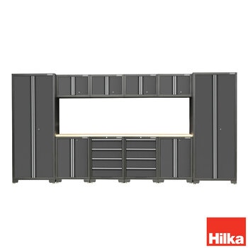 Hilka 24 Gauge Steel 11 Piece Cabinet Set Hilka 24 Gauge Steel 11 Piece Cabinet Set