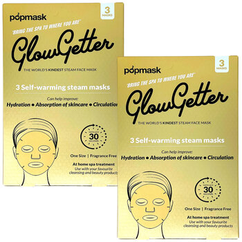 Popband Glow Getter Self-Warming Steam Masks, 6 Pack