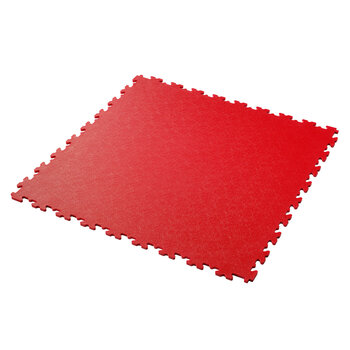 Klikflor X500 Garage Floor Tiles in Red (496 x 496 x 7mm) - 0.98m² per pack