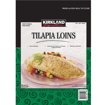 Kirkland Signature Tilapia Loins, 1.13kg          