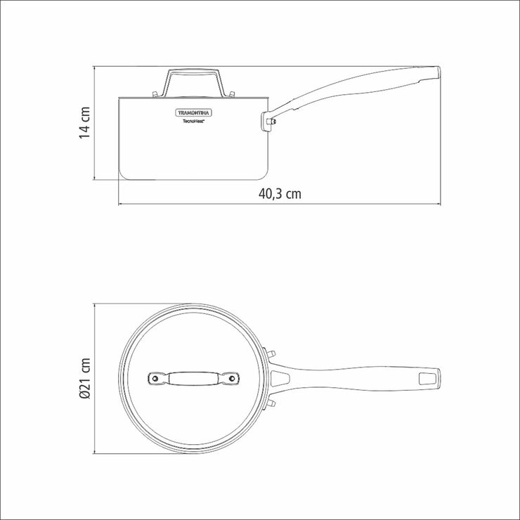 image of dimentions of 20cm sauce pan image of dimentions of 20cm sauce pan