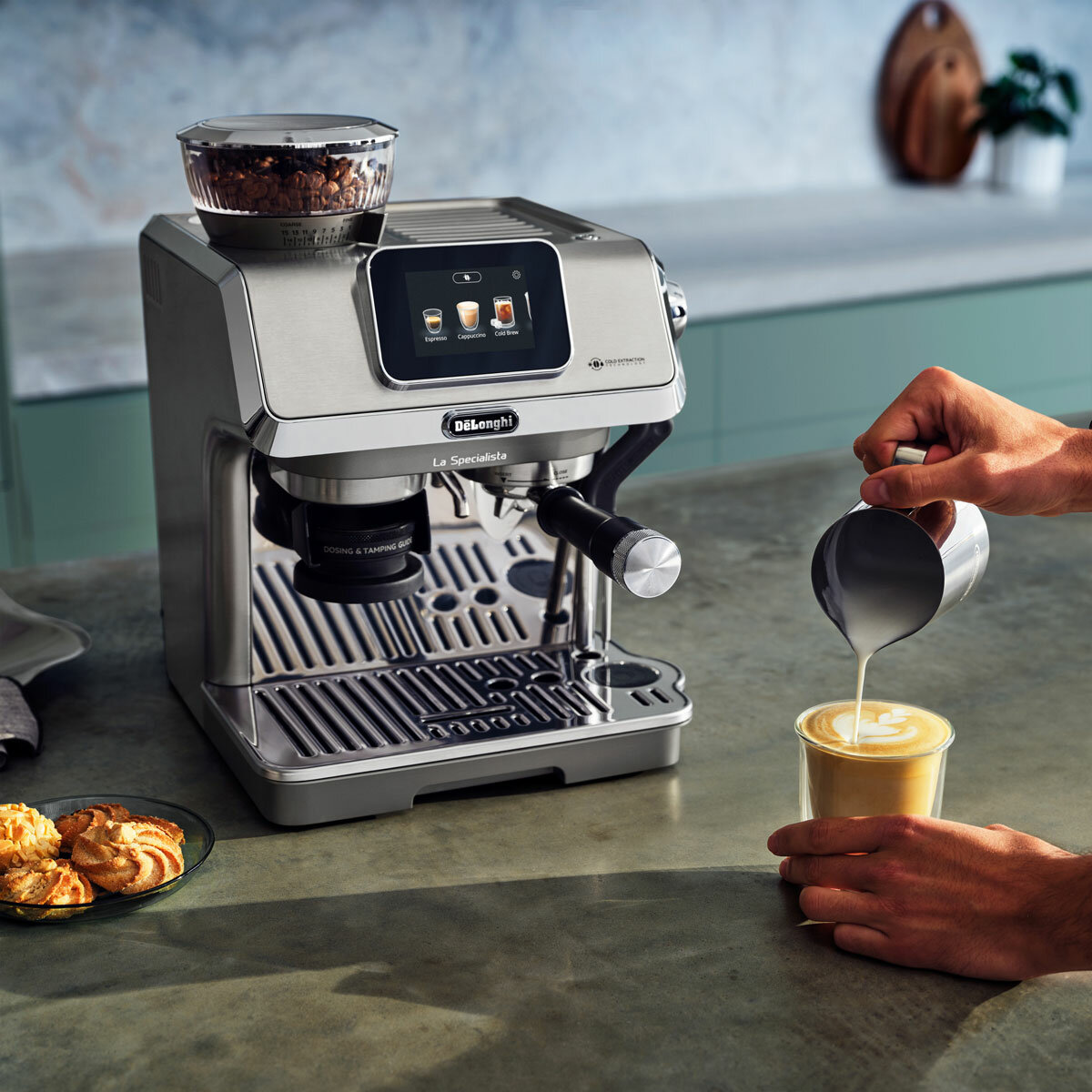 Lifestyle images of De'Longhi La Specialista Touch Coffee Machine Lifestyle images of De'Longhi La Specialista Touch Coffee Machine