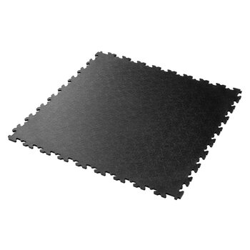 Klikflor X500 Garage Floor Tiles in Black (496 x 496 x 7mm) - 0.98m² per pack