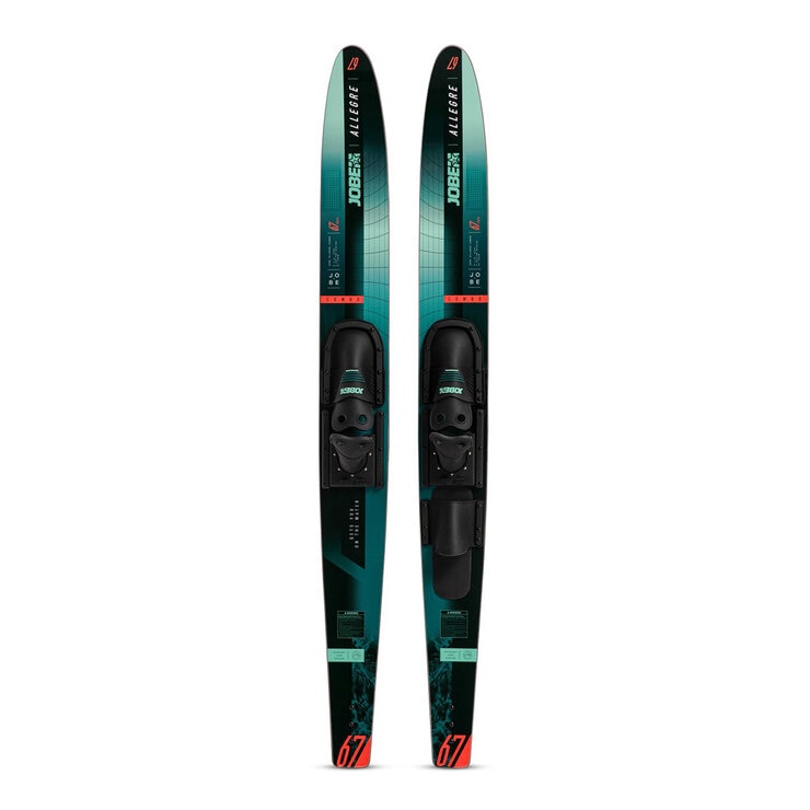 Studio image of the Allegre Combo Waterskis Studio image of the Allegre Combo Waterskis