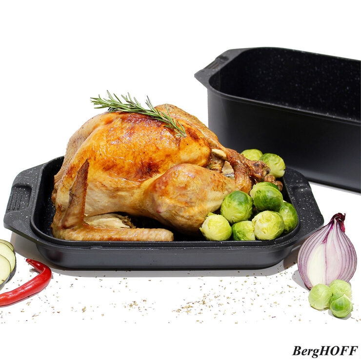 BergHOFF Eurocast Double Roasting Pan, 42cm BergHOFF Eurocast Double Roasting Pan, 42cm