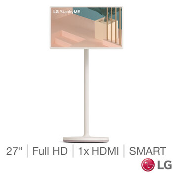 LG 27ART10AKPL.AEKW, StanbyME 27" Full HD LED Wireless Screen on Stand