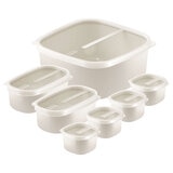 Tramontina Food Container Set cream Tramontina Food Container Set cream