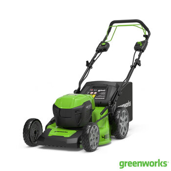 Greenworks 48V (4Ah) Cordless 46cm Self-Propelled Lawn Mower