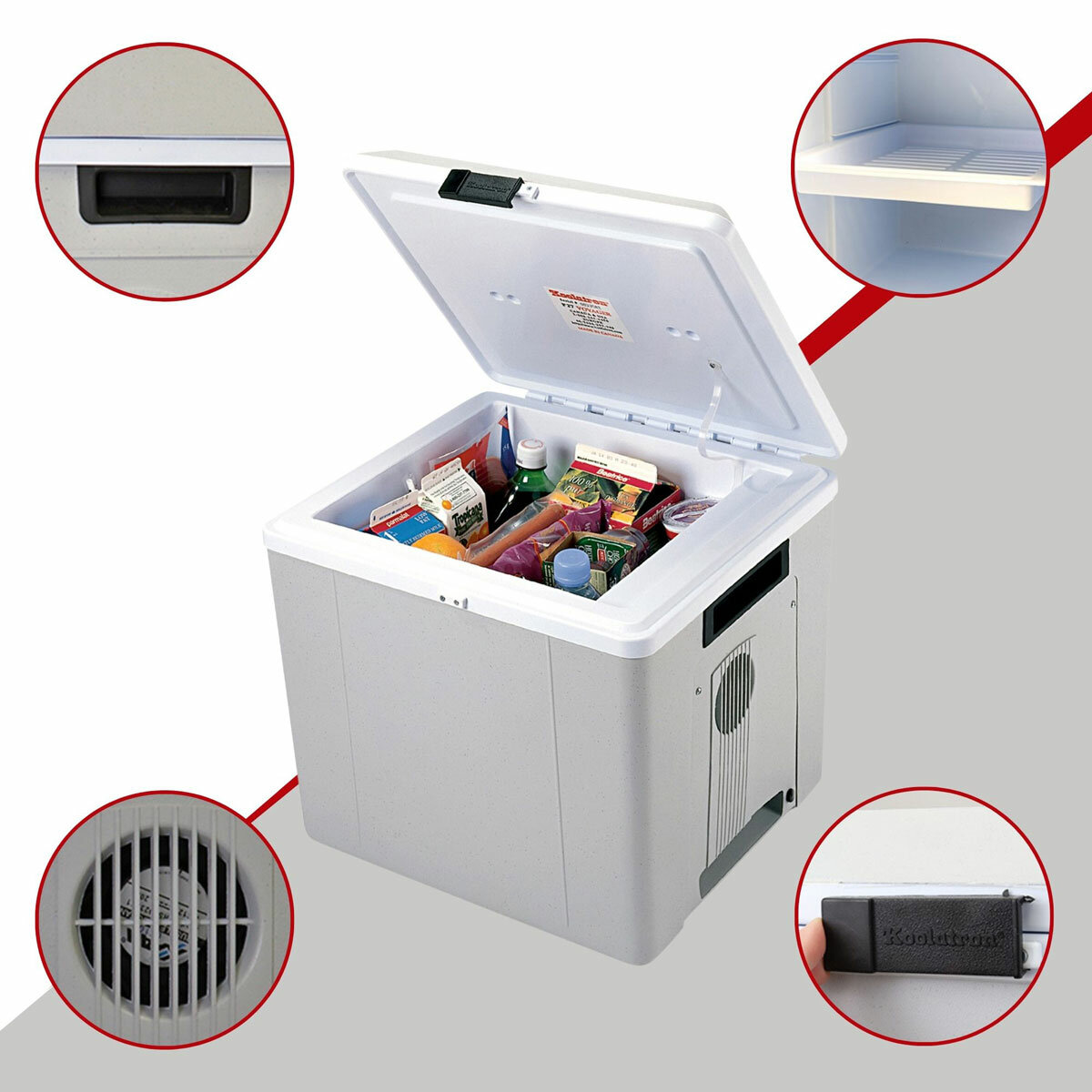 Koolatron 12V DC/230V AC Electric Cool Box/Warm Box 27L Koolatron 12V DC/230V AC Electric Cool Box/Warm Box 27L