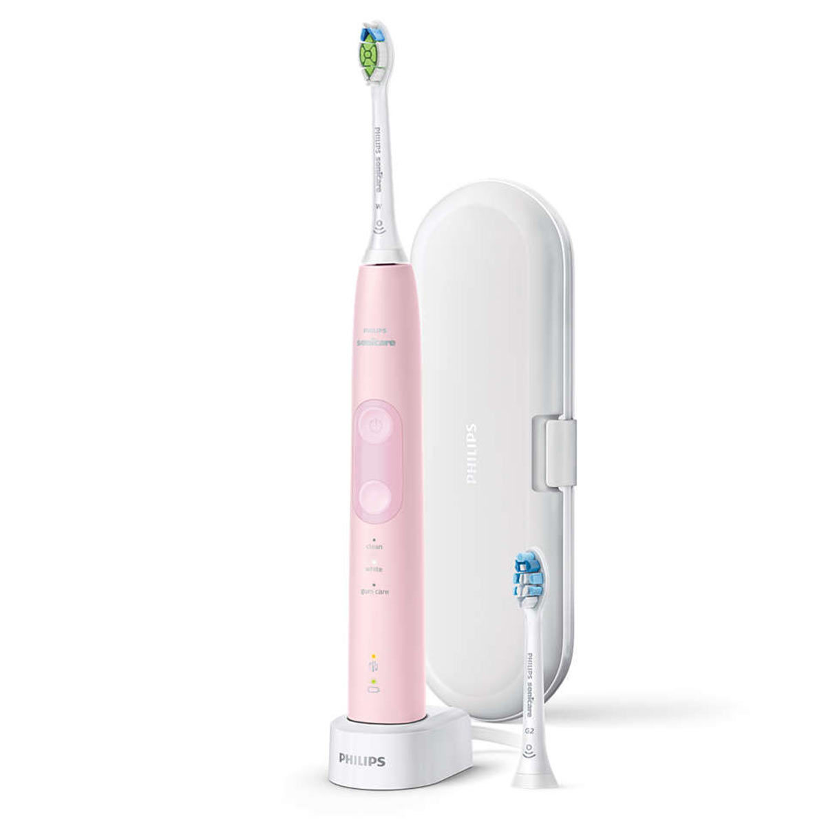 Philips Sonicare Protectiveclean 5100 Sonic Electric Toothbrush Pink Hx6850 10 2pk Sonicare Brush Heads Costco Uk