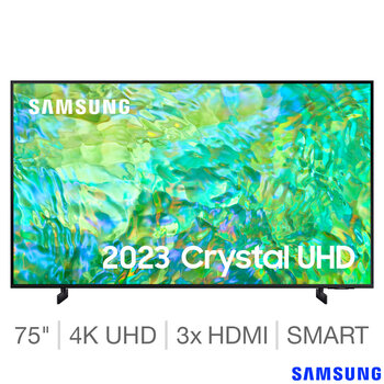 Samsung UE75CU8070UXXU 75 Inch 4K Ultra  HD Smart TV