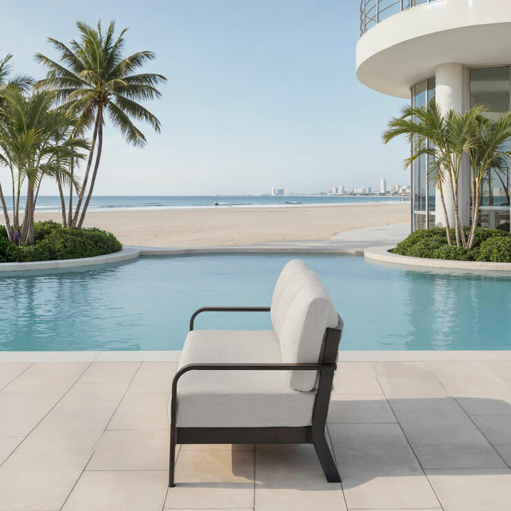 MoDe Living Calgary 4 Piece Deep Seating Set + Cover MoDe Living Calgary 4 Piece Deep Seating Set + Cover