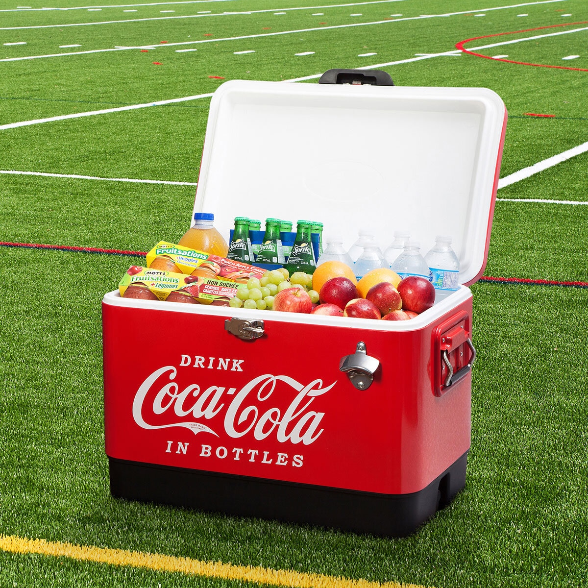 Coca-Cola Ice Chest Cooler with Bottle Opener Coca-Cola Ice Chest Cooler with Bottle Opener