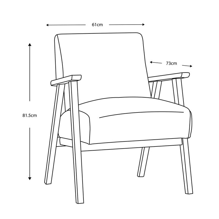 Gallery Neyland Natural Linen Armchair Gallery Neyland Natural Linen Armchair