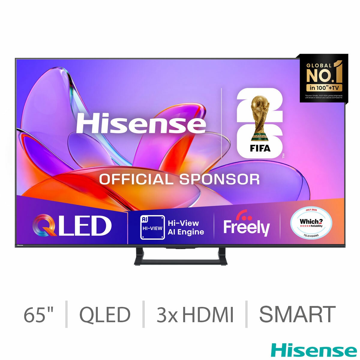 Hisense 65A7QTUK 65 Inch QLED HD Smart TV Hisense 65A7QTUK 65 Inch QLED HD Smart TV