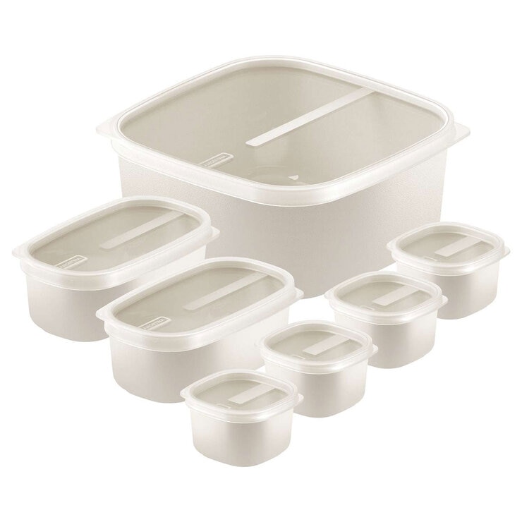 Tramontina Food Container Set cream Tramontina Food Container Set cream