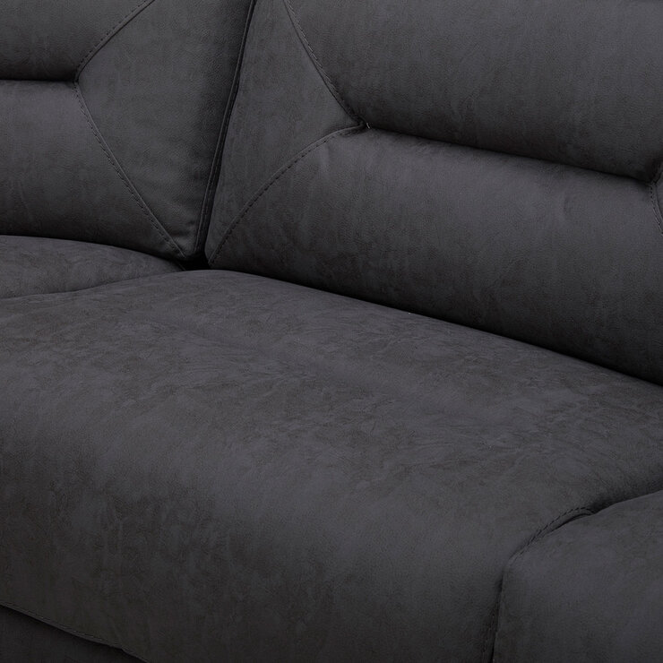 Gilman Creek Justin Grey Fabric Power Reclining Sectional Sofa Gilman Creek Justin Grey Fabric Power Reclining Sectional Sofa