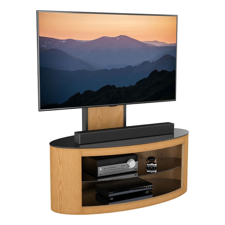 AVF Buckingham 1000 TV Stand for TVs up to 65", Oak AVF Buckingham 1000 TV Stand for TVs up to 65", Oak