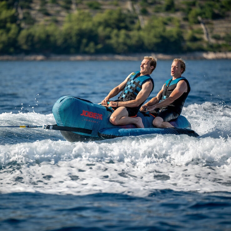 Lifestyle image of two men riding the Jobe Chaser Lifestyle image of two men riding the Jobe Chaser