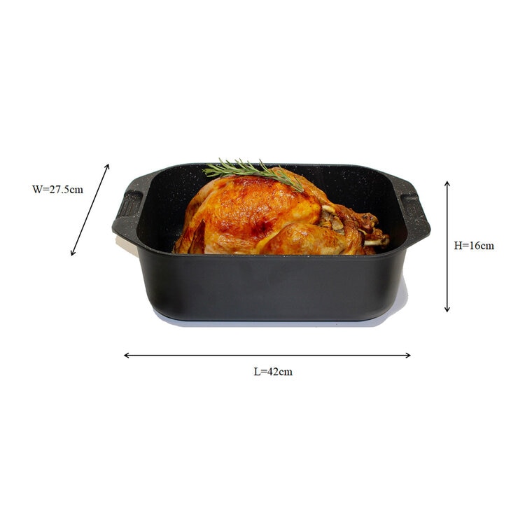 BergHOFF Eurocast Double Roasting Pan, 42cm BergHOFF Eurocast Double Roasting Pan, 42cm
