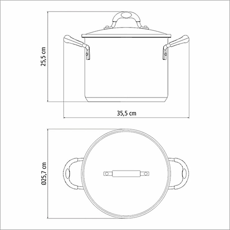 Tramontina Stainless Steel Stockpot & Drainer, 24cm / 7.8L Tramontina Stainless Steel Stockpot & Drainer, 24cm / 7.8L